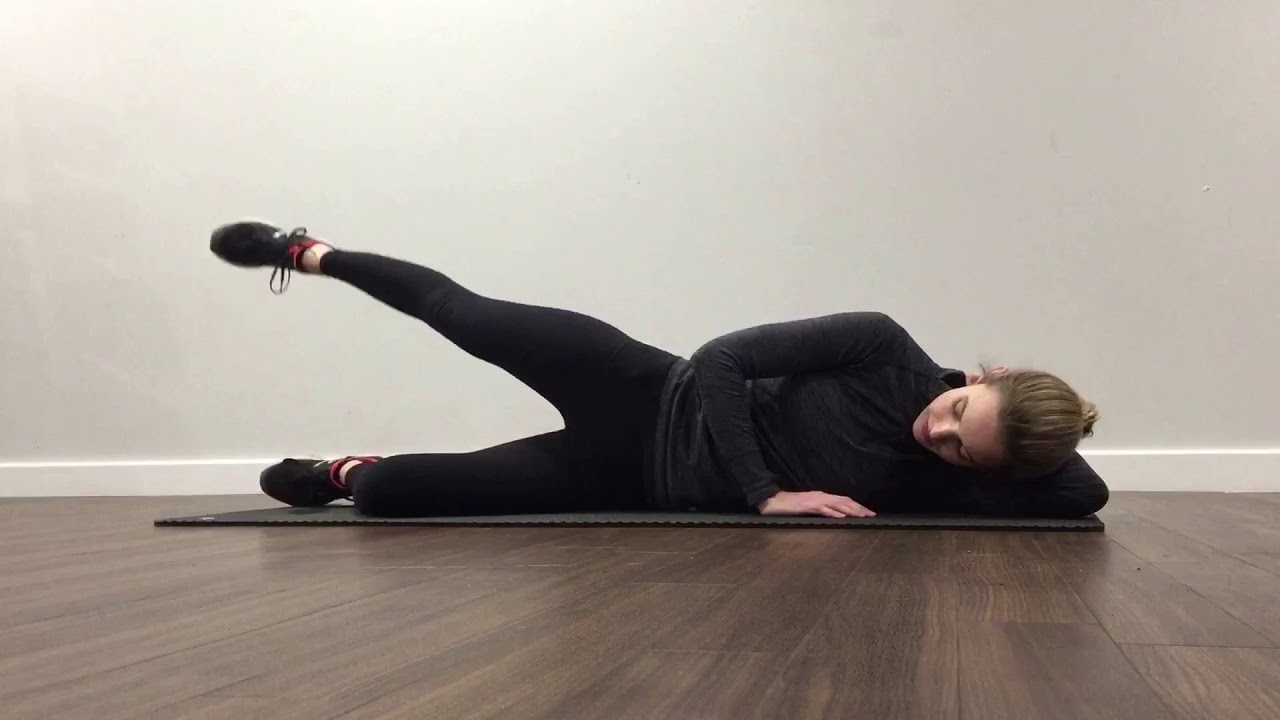 Side Lying Hip Circles - YouTube