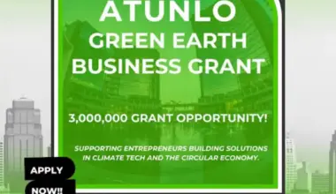 Apply for Atunlo N3m Green Earth Business Grant for climate-tech founders