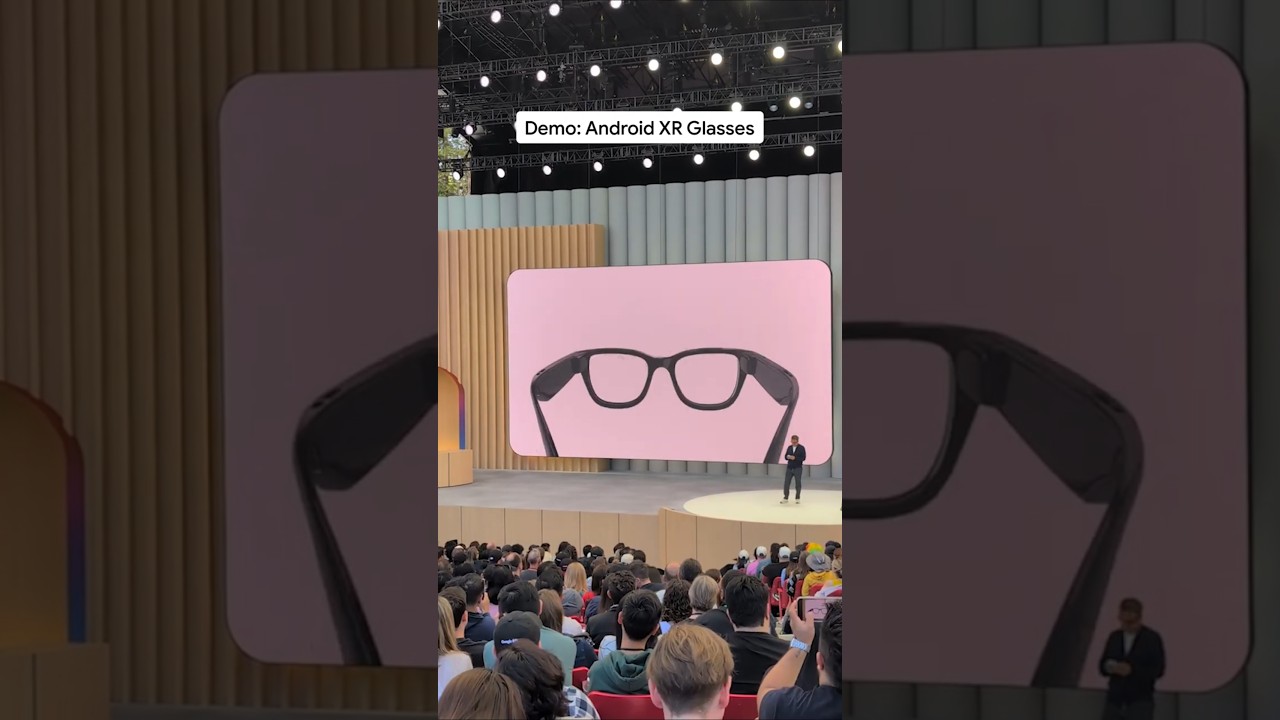 Glasses with Android XR, as seen at #GoogleIO 👓 - YouTube