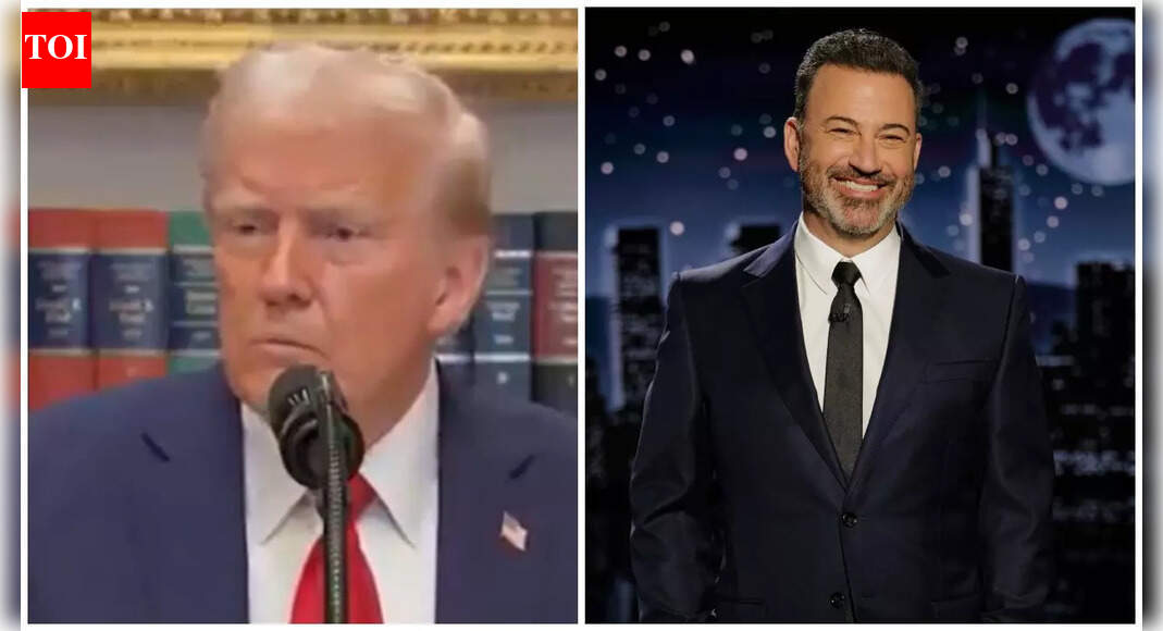'If I can't beat him then I shouldn't be ... ': Trump mocks Jimmy Kimmel; calls him 'horrible'