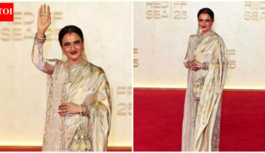 Rekha delivers a heartfelt, poetic speech at Umrao Jaan Red Sea International premiere, 'I learnt what not to do' |