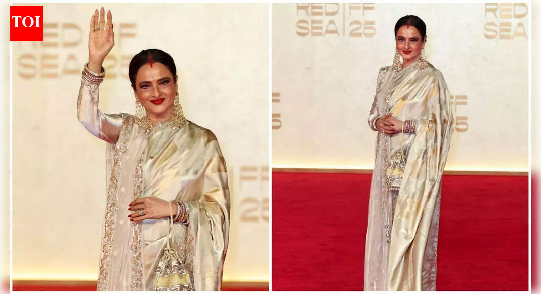 Rekha delivers a heartfelt, poetic speech at Umrao Jaan Red Sea International premiere, 'I learnt what not to do' |