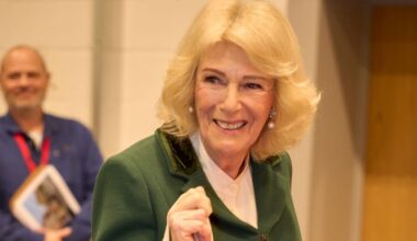 Queen Camilla admits she ‘binge-watched’ raunchy TV show while battling pneumonia