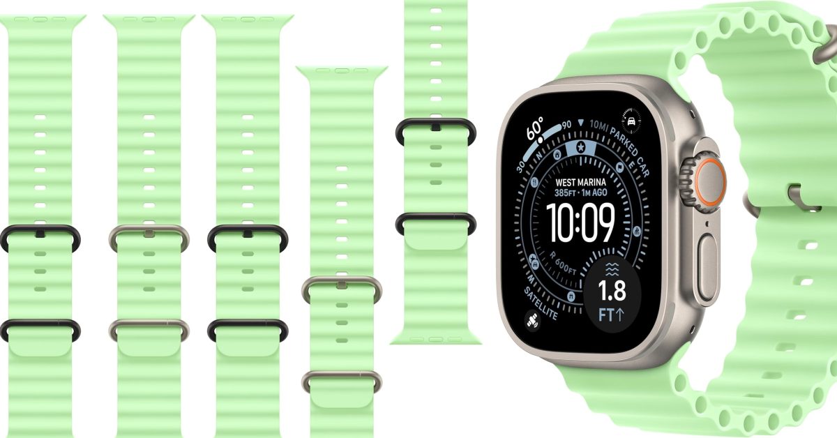 Apple's 2025 model Neon Green Ocean Band drops to Amazon low today