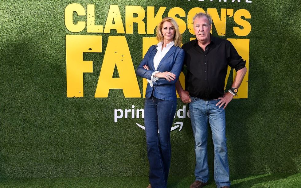 Lisa Hogan and Jeremy Clarkson