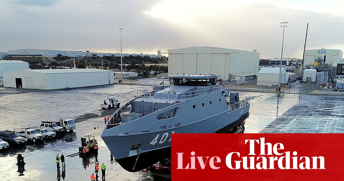 Australia news live: Chalmers clears way for Korean firm to up its stake in defence shipbuilder; weight-loss drugs being considered for inclusion on PBS | Australia news