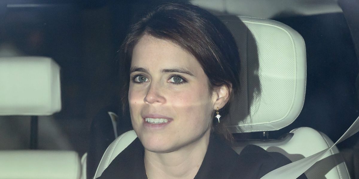 Princess Eugenie seen arriving at christening for Beatrice's daughter Athena as Andrew and Fergie to attend