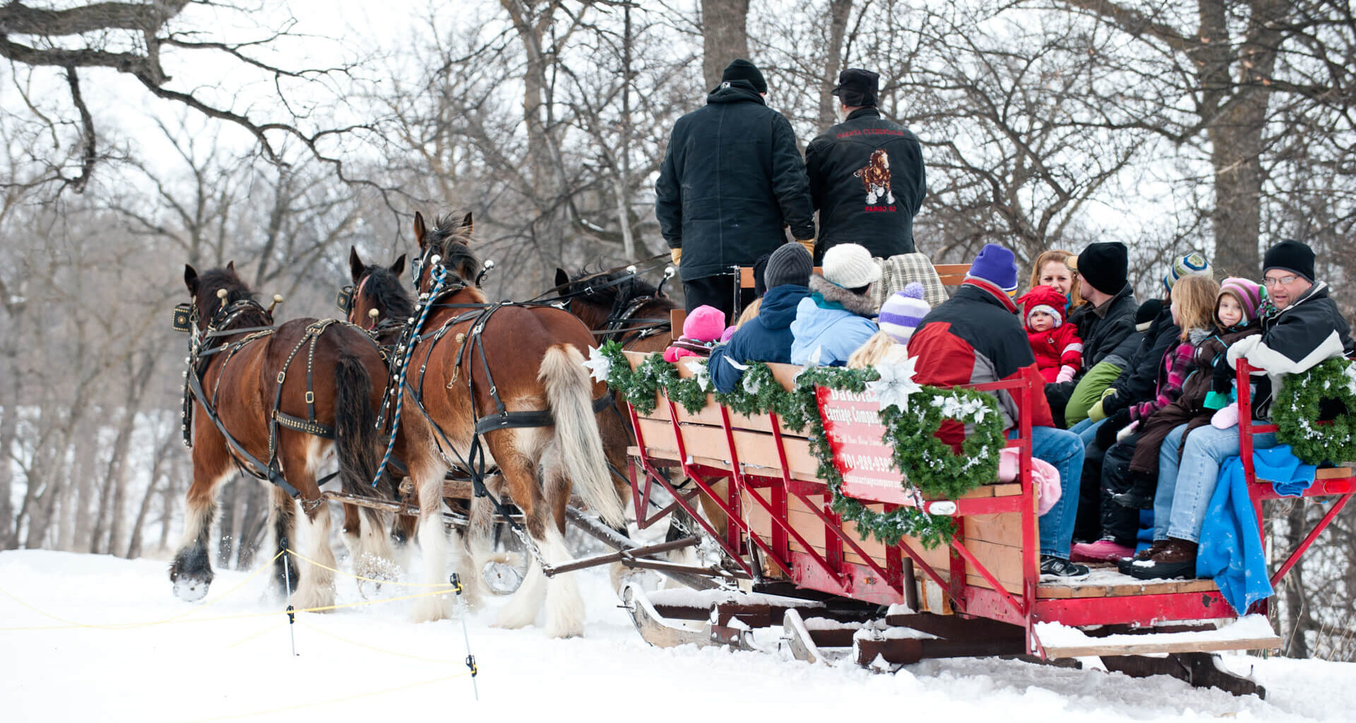 Dakota Carriage Company, North Dakota, Travel, snow