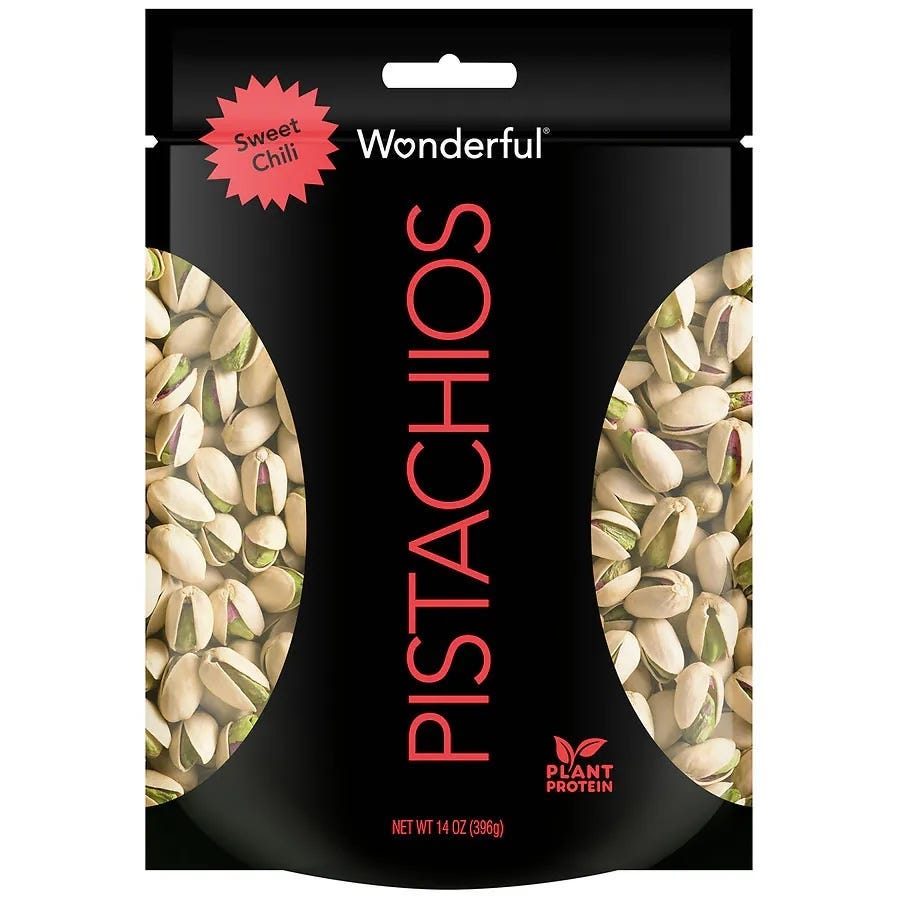 Wonderful Sweet Chili Pistachios