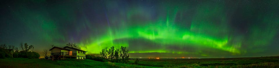 Aurora Panorama from Home (May 29, 2025)