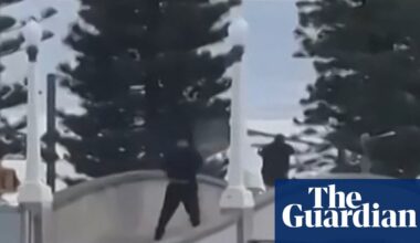 Bondi beach terror attack: father and son duo alleged to be behind shooting using licensed firearms | Bondi beach terror attack