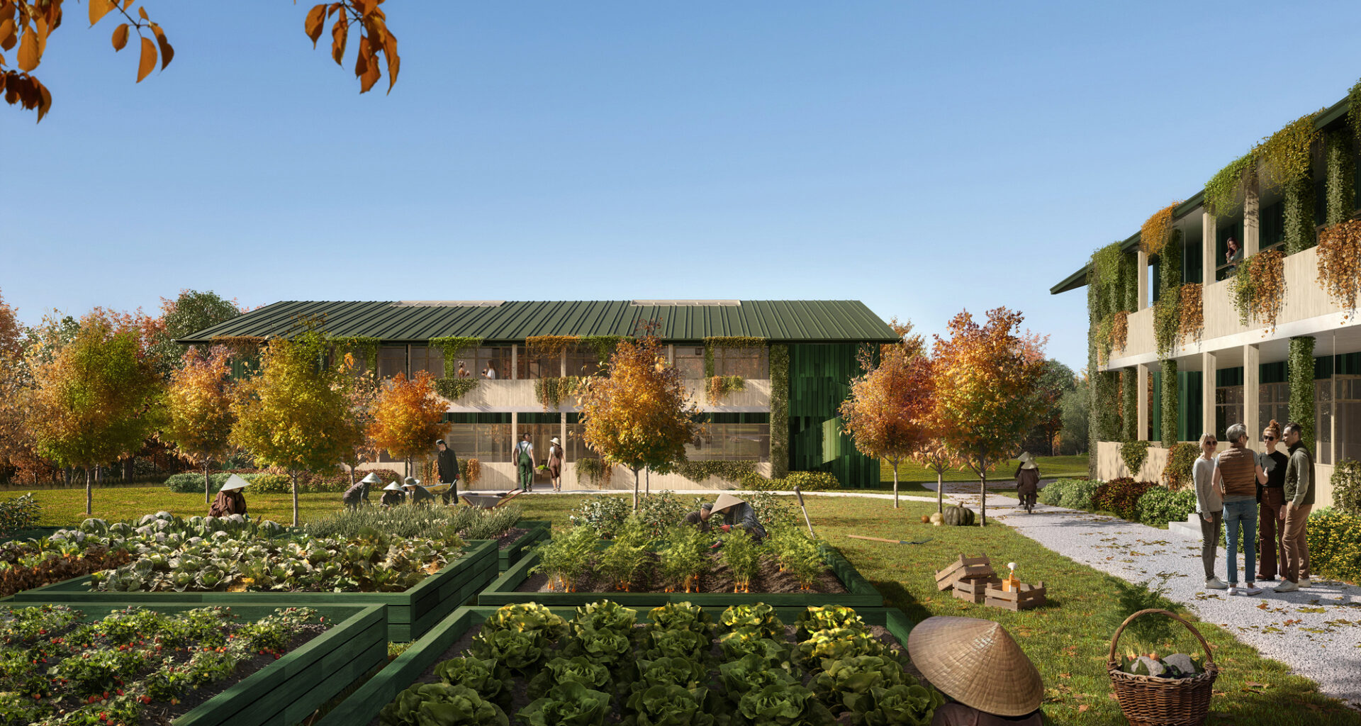 MVRDV Receives Approval for Plum Village Buddhist Monastery Renovations in France