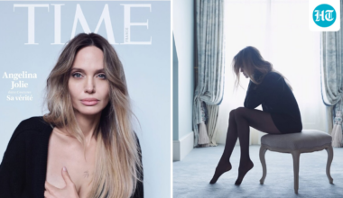 Angelina Jolie reveals her mastectomy scars for the first time in cover shoot for Time magazine: 'I share these...'