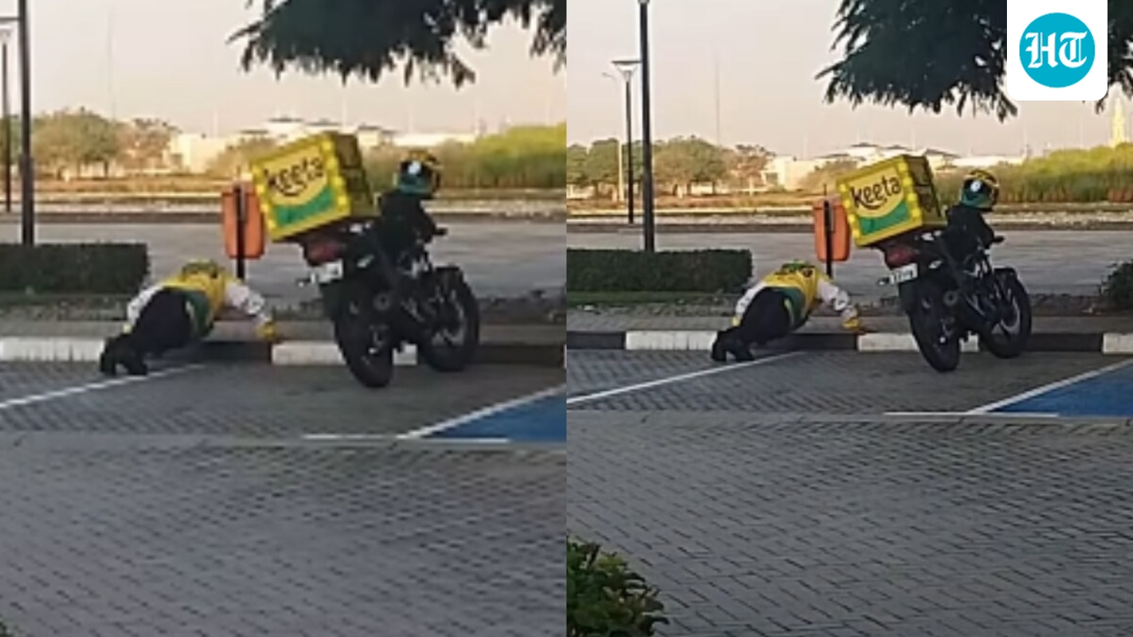 ‘Motivation ho toh aisa’: Indian woman’s video of delivery agent doing push ups in Dubai goes viral