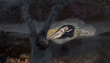 David Lynch paintings to go on view at Pace’s Berlin gallery.