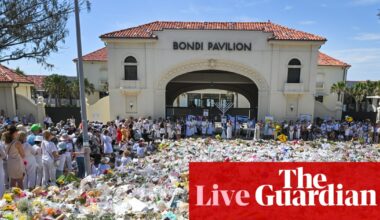 Bondi terror attack updates: floral tributes to be removed and preserved for history; armed police at beach no indication of security threat | Bondi beach terror attack