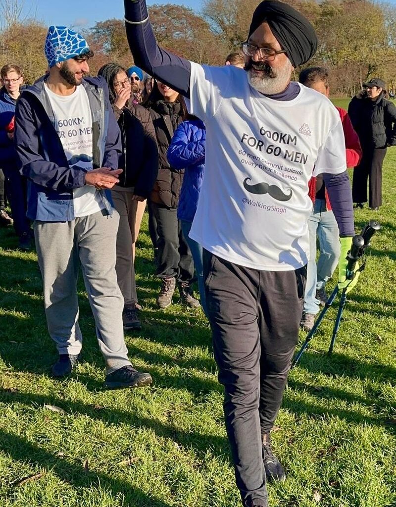 'Walking Singh' travels 710 km to raise awareness on men’s mental health in UK