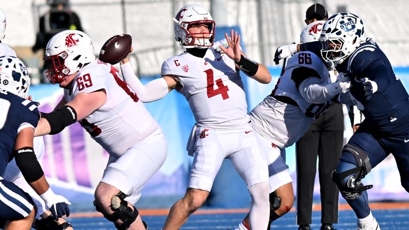Washington State beats Utah State 34-21 to win Famous Idaho Potato Bowl