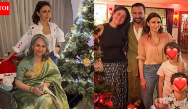 Soha Ali Khan drops festive PICS with Saif Ali Khan, Kareena Kapoor Khan, Sharmila Tagore, Taimur and Jeh: 'Christmas week has officially begun' | Hindi Movie News