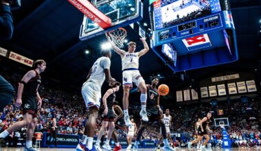 No. 17 Kansas Hosts Davidson Monday
