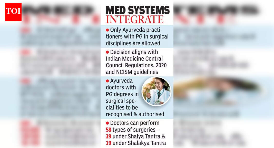 AP govt allows Ayurveda docs to perform 58 types of surgeries | Vijayawada News