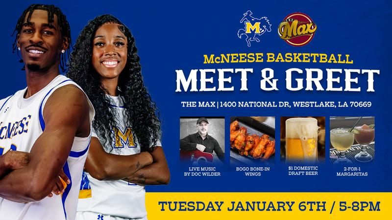 The Max to host McNeese Basketball Meet & Greet on Jan. 6