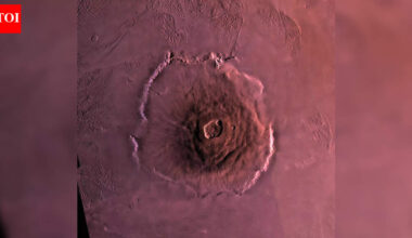 NASA found something unexpected on top of Mars’s biggest volcano |