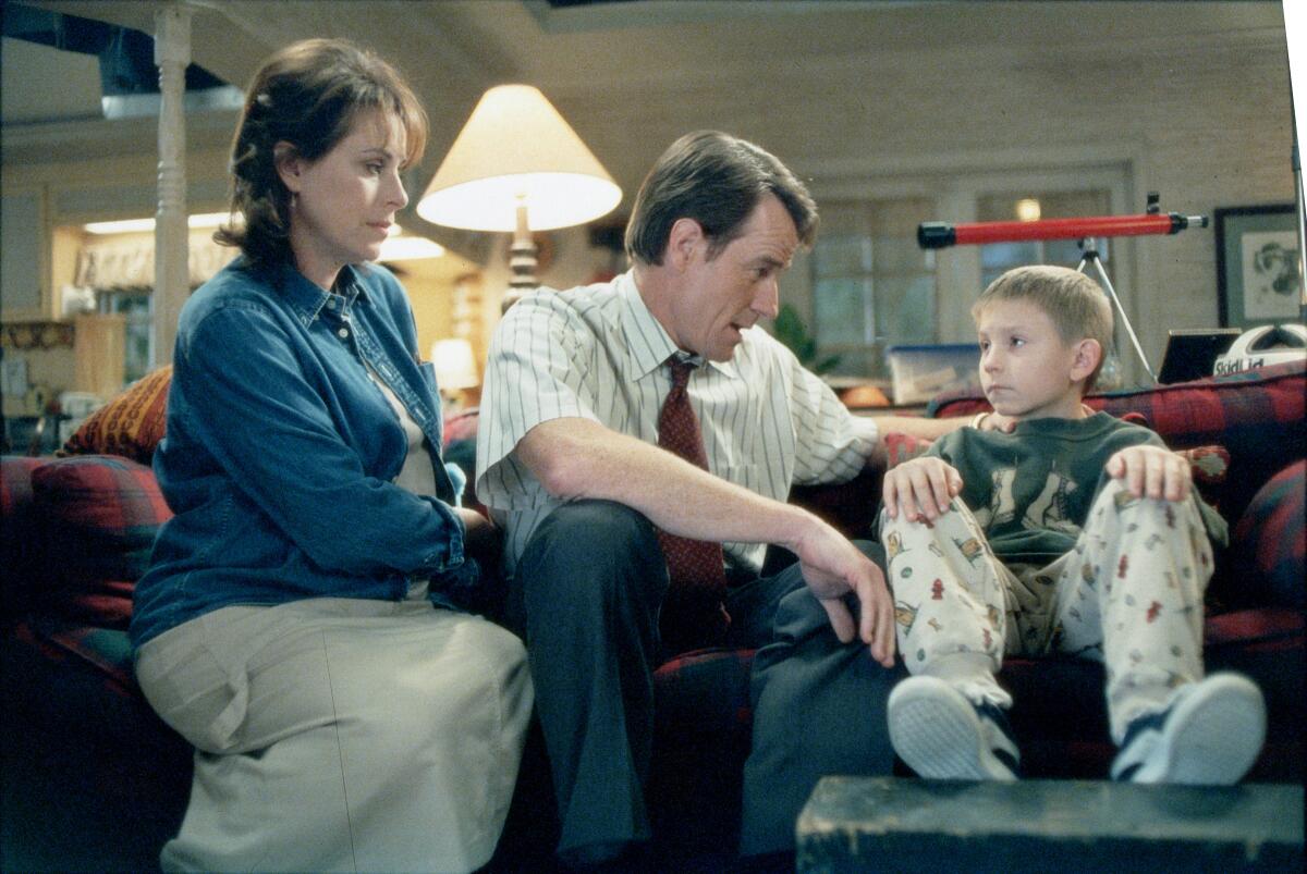 Jane Kaczmarek, Bryan Cranston and Erik Per Sullivan. Fox