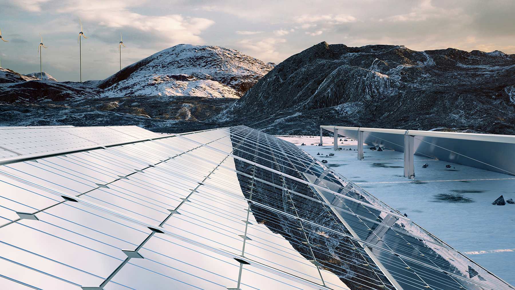 Shine even in snow — First-ever winter solar panel produces up to 440w at home