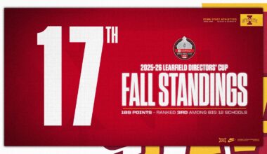 Iowa State fall student-athlete graduation ceremony.