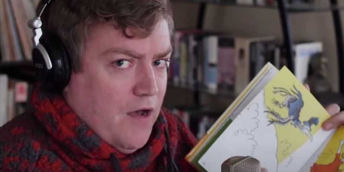 Man skillfully raps Dr. Seuss rhymes over Dr. Dre beats