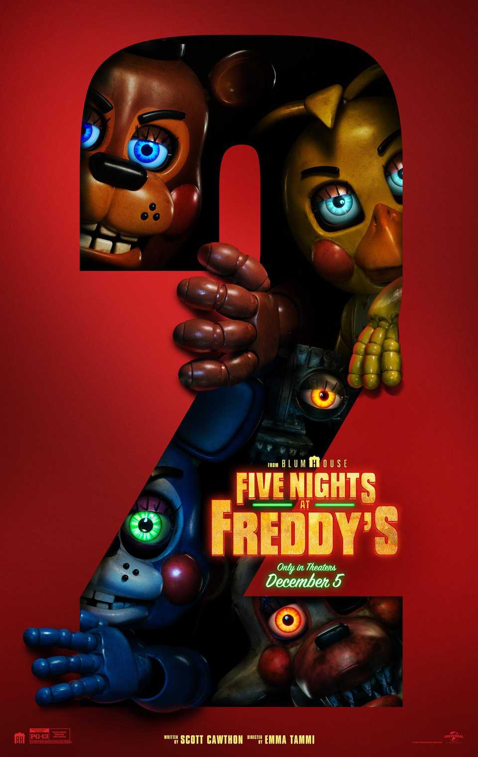 Five Nights at Freddys 2 2025 New Movie Poster