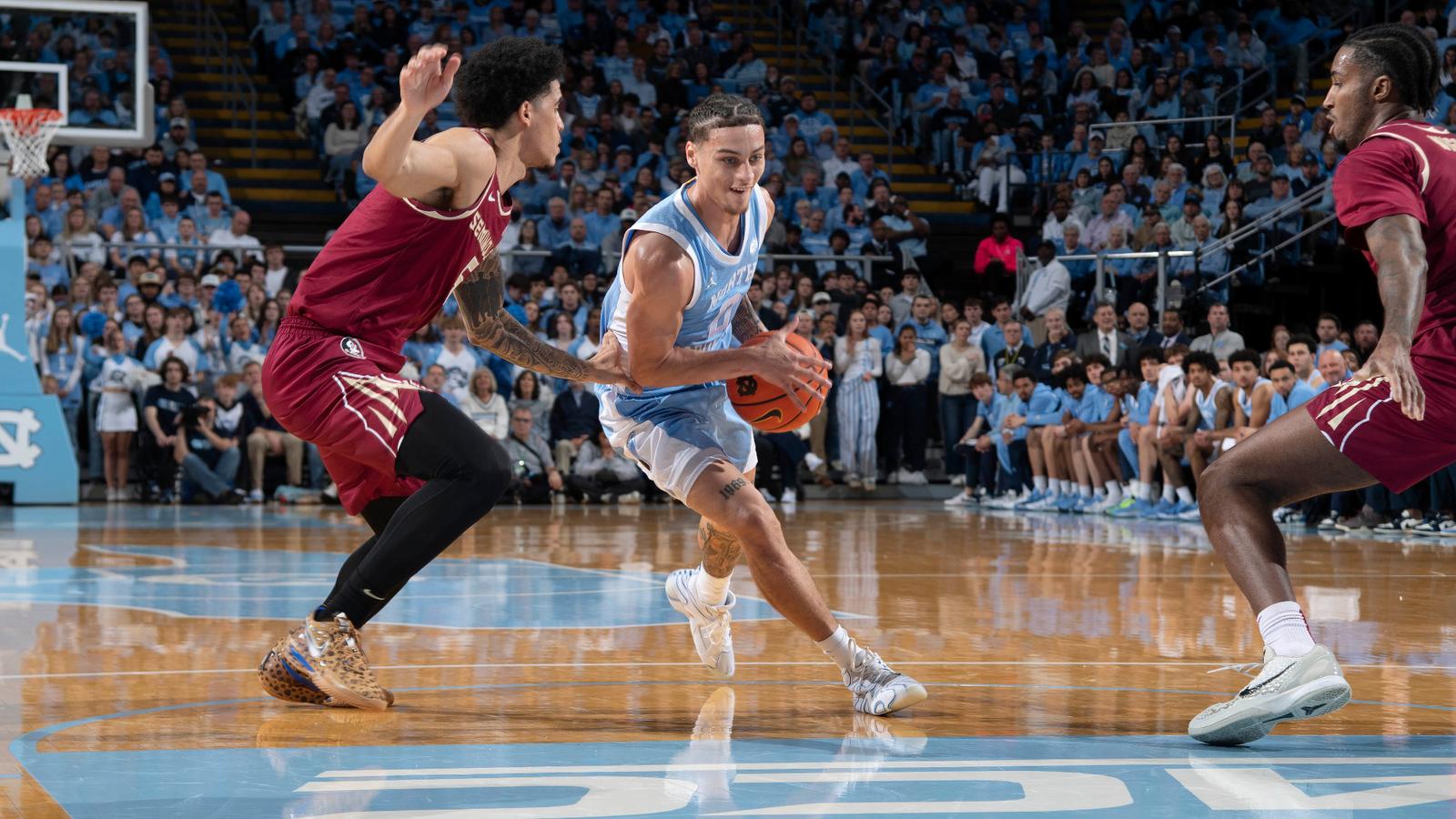 Caleb Wilson University of North Carolina Men’s Basketball v Florida State University; FSU  Dean E. Smith Center Chapel Hill, NC Tuesday, December 30, 2025