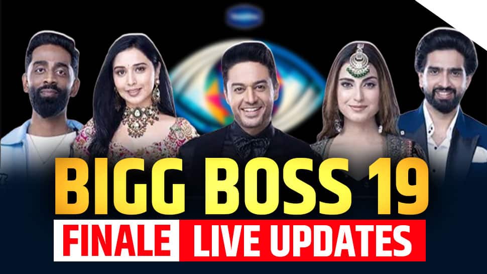 Bigg Boss 19 Grand Finale LIVE: Farrhana Bhatt, Tanya Mittal, And Gaurav Khanna Stand Before Trophy In New Promo | News