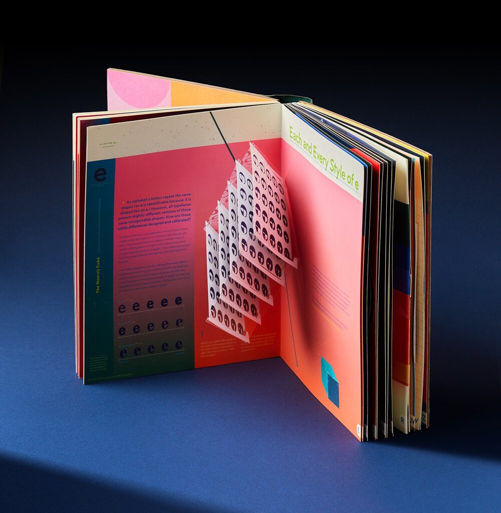 A tactile history of typography comes alive in Kelli Anderson’s new book Alphabet in Motion