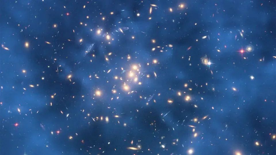 NASA posits that the dark ring around the CL0024+17 cluster may be dark matter.