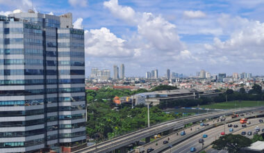 A view of South Jakarta's skyline on a typical weekday afternoon of March 3, 2023.