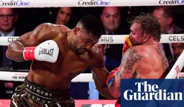 Anthony Joshua calls out Tyson Fury after knockout victory over Jake Paul – video | Anthony Joshua