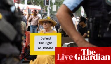 Australia news live: activist groups to challenge NSW protest laws; Minns wanting to ban chant ‘might make it popular’, organiser says | Australia news