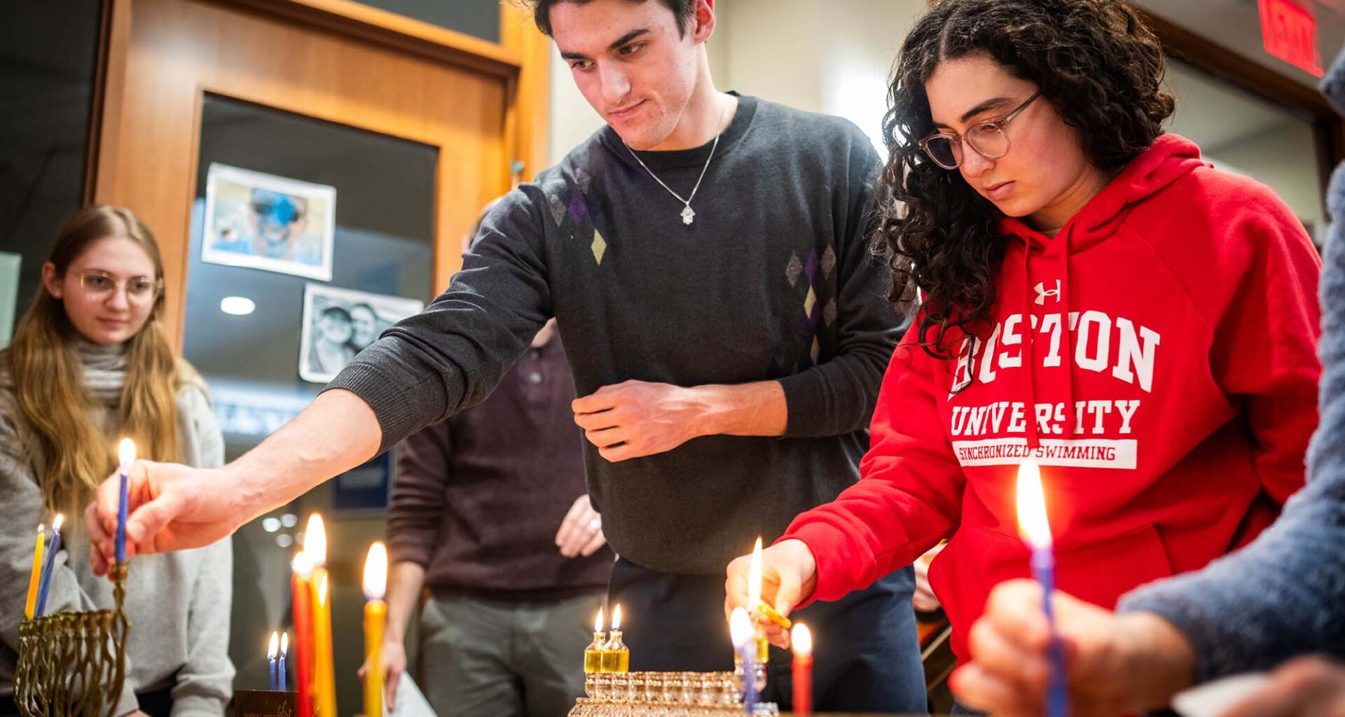 2025 Hanukkah Lighting at BU Hillel | BU Today