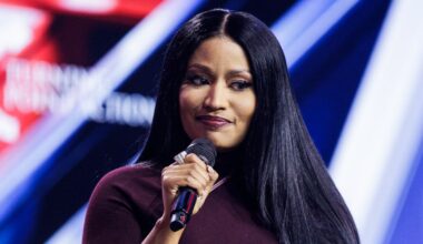 Nicki Minaj praises JD Vance as 'assassin' as Erika Kirk sits next to her