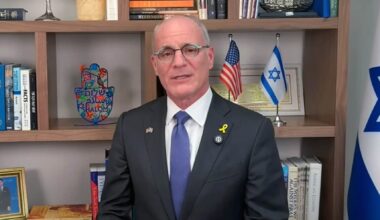 In message sent via Lebanese outlet, Israeli envoy to US calls for peace with Beirut