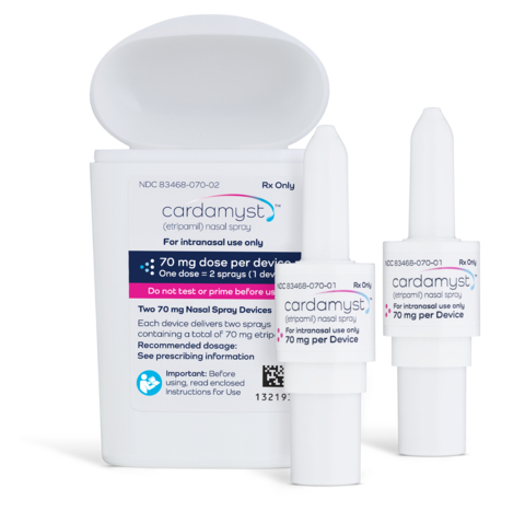 Aptar’s Bidose Nasal System Delivers CARDAMYST™ (etripamil), the First and Only Self-Administered FDA-Approved Nasal Spray for Paroxysmal Supraventricular Tachycardia (PSVT)