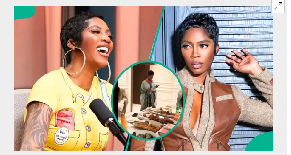 Tiwa Savage’s lavish Christmas dinner goes viral after $500 cash surprise for every guest