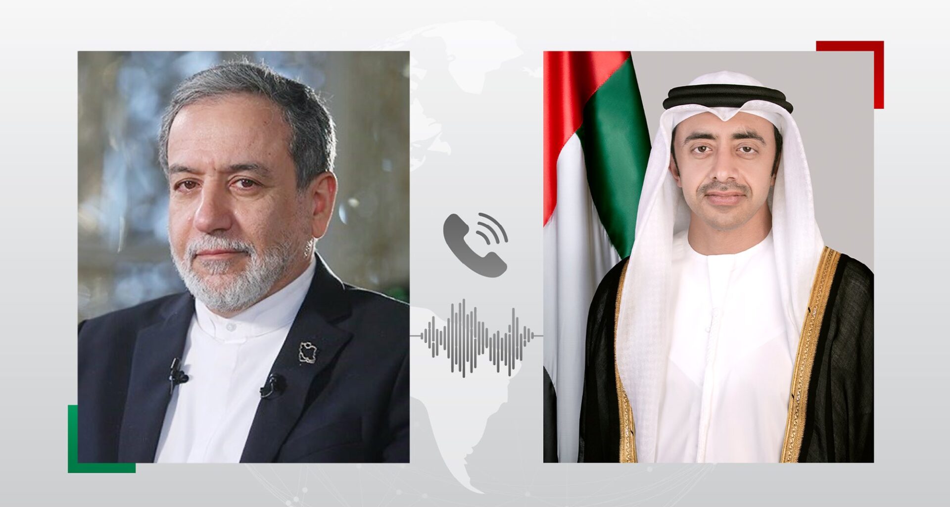 Abdullah bin Zayed receives phone call from Iranian Foreign Minister
