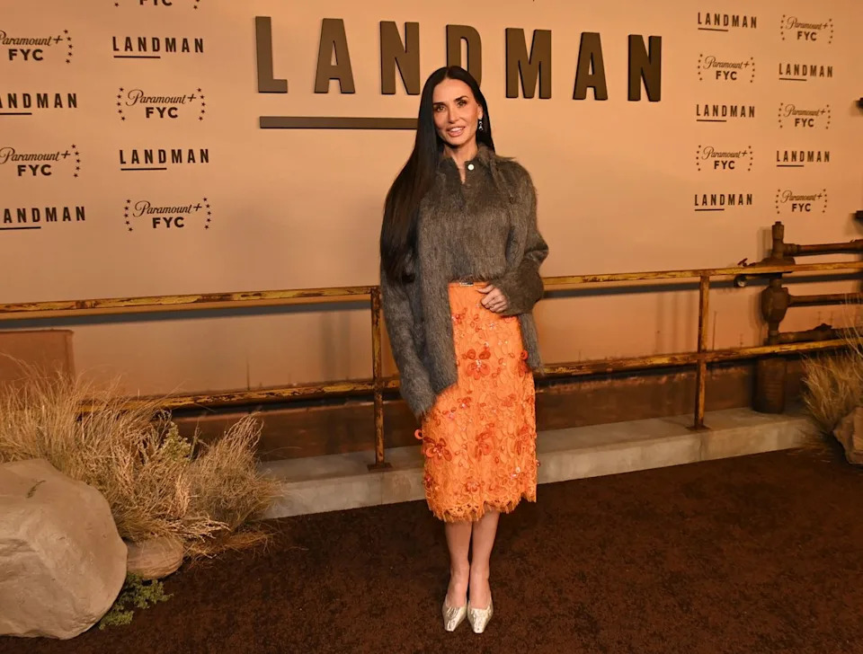 Getty Moore rocked a mohair sweater set