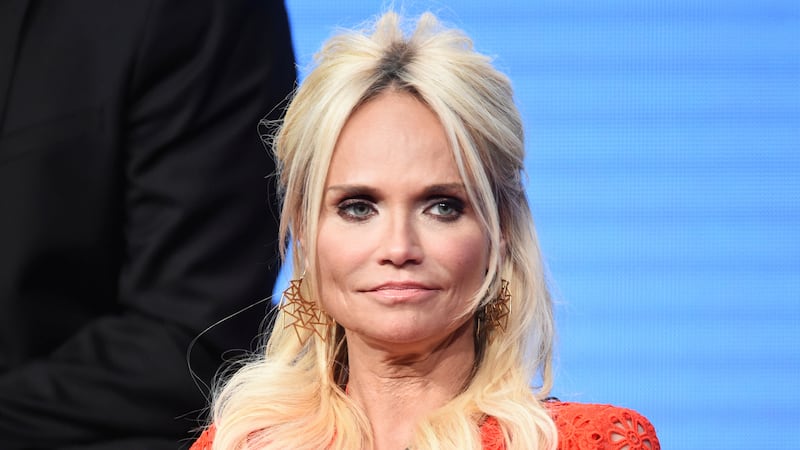 Kristin Chenoweth speaking during the "Hairspray Live!" Panel in 2016.