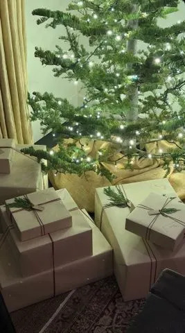 Instagram/Kendall Jenner Kendall Jenner's house in Montecito decorated for the holidays