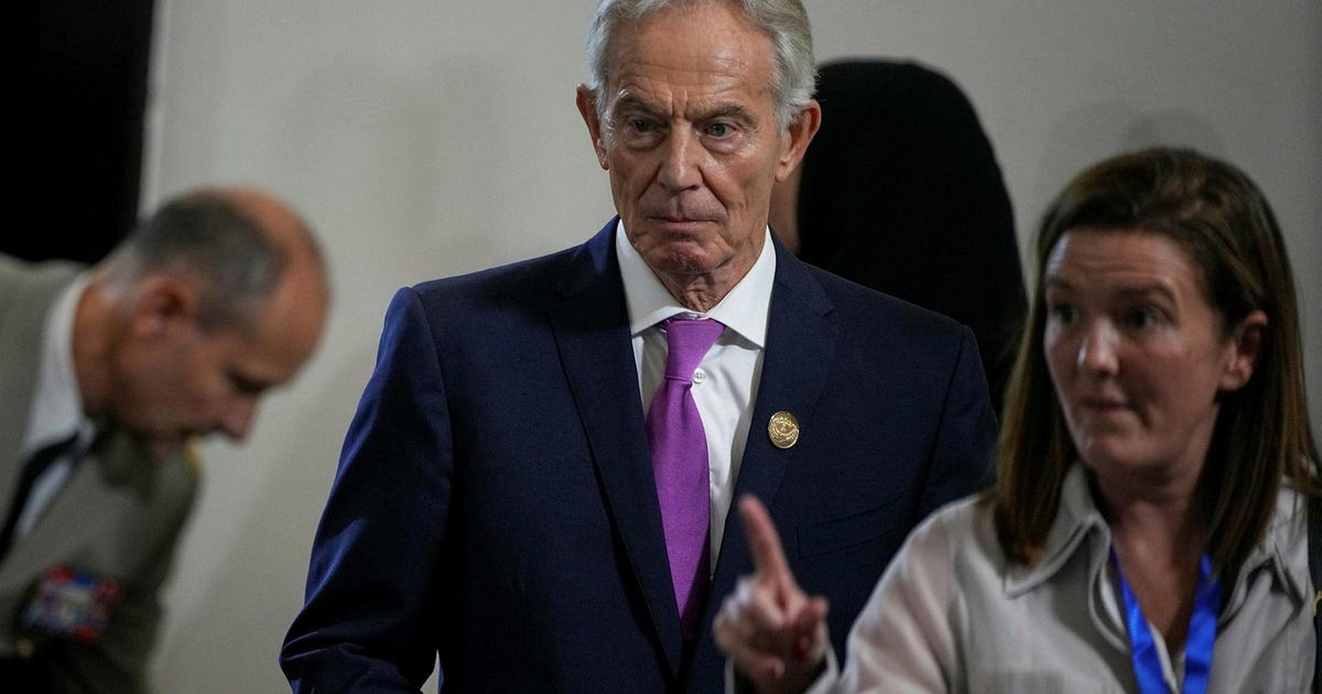 Former U.K. Prime Minister Tony Blair Became a Frequent Visitor to Netanyahu's Office During the Gaza War