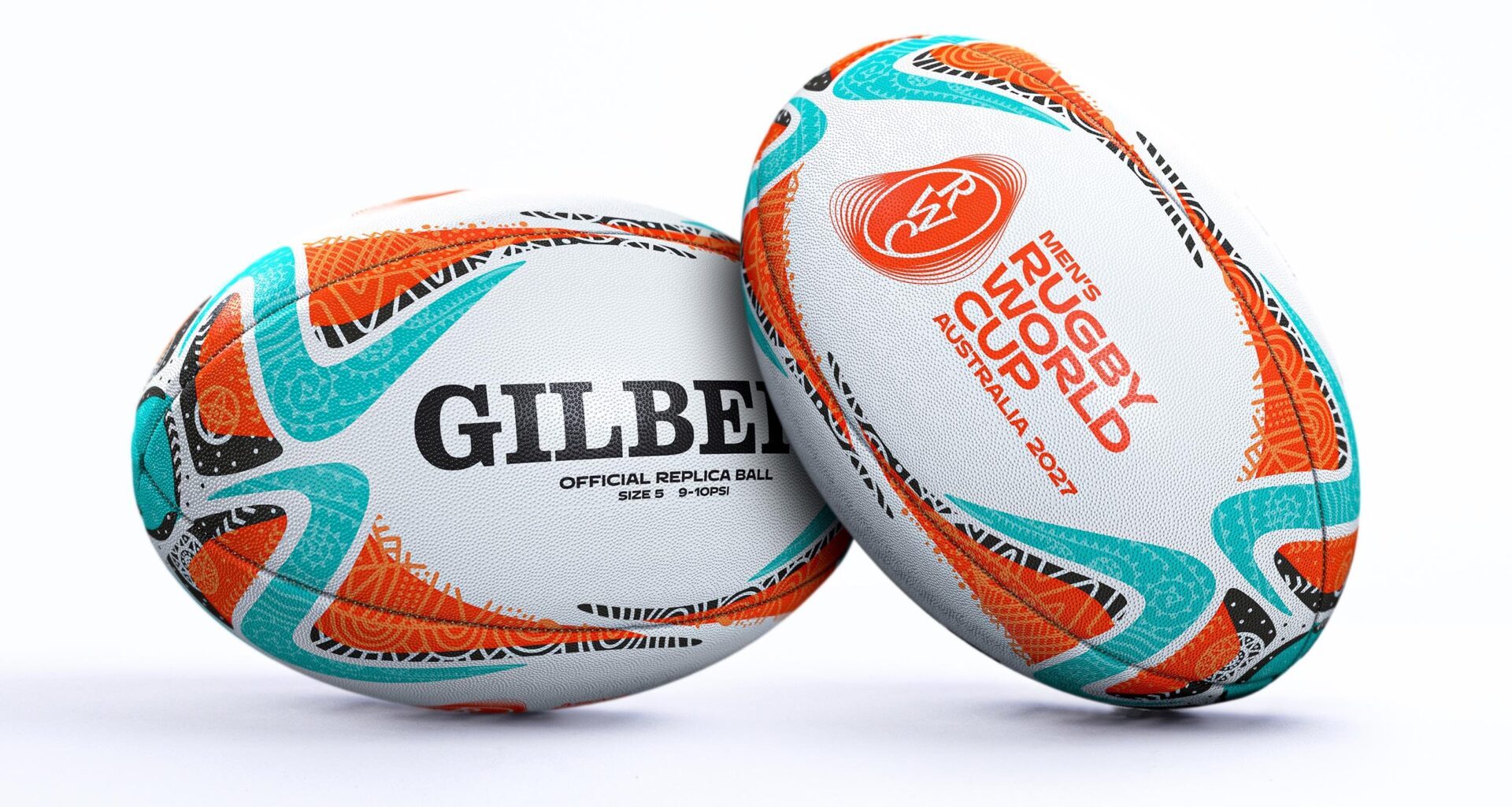 Official match ball design unveiled for Rugby World Cup 2027 as Gilbert extends long-term partnership with World Rugby until 2033